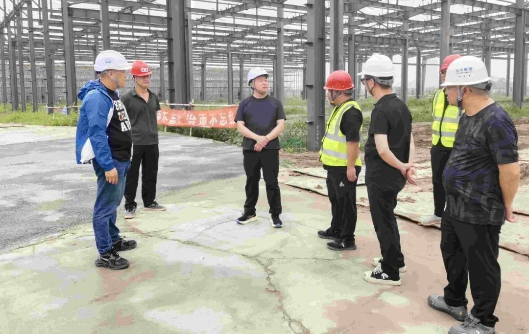 "Xiang" rushed forward! Wang Xin, Chairman of Leascend Photovoltaic Technology, inspected the project in Nantong, Jiangsu Province and expressed his greetings to the front-line workers